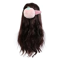 Amazon | YiyiLai 超大きい モコモコ ヘアピン 可愛い スリーピン